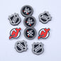 Hockey team silicone beads