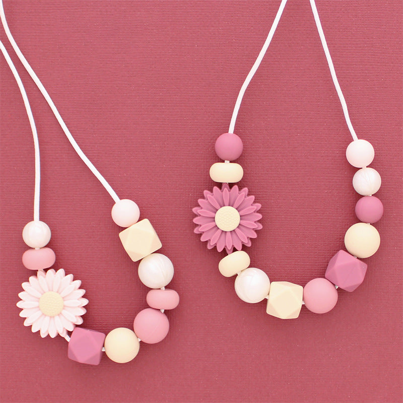 Hexagonal silicone beads