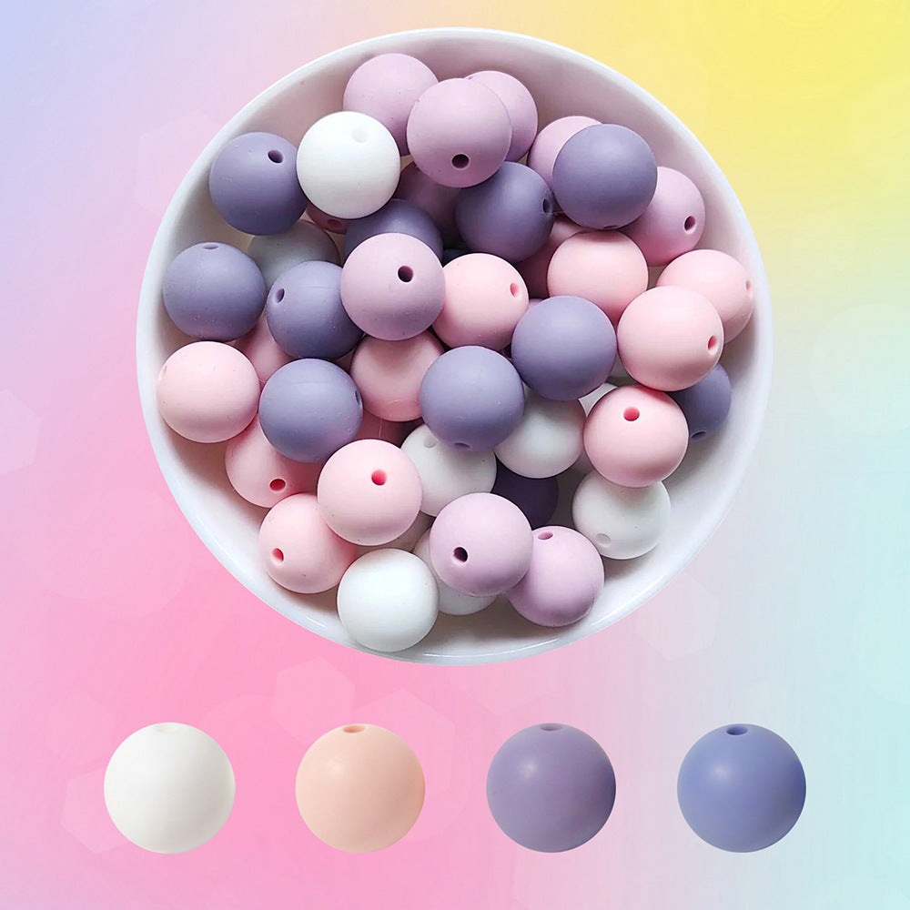 Mixed color silicone beads