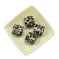 Hexagonal silicone beads