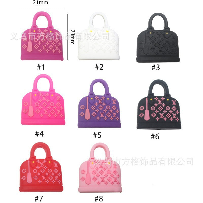 Big brand design bag with silicone beads