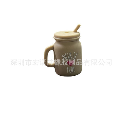Silicone beads for cups