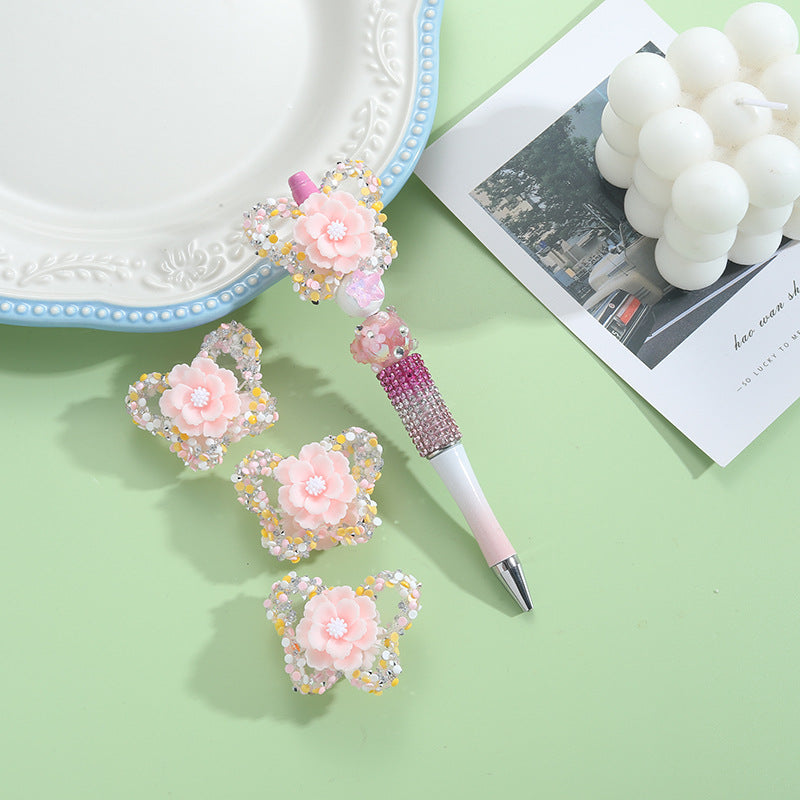 Butterfly Acrylic Beads