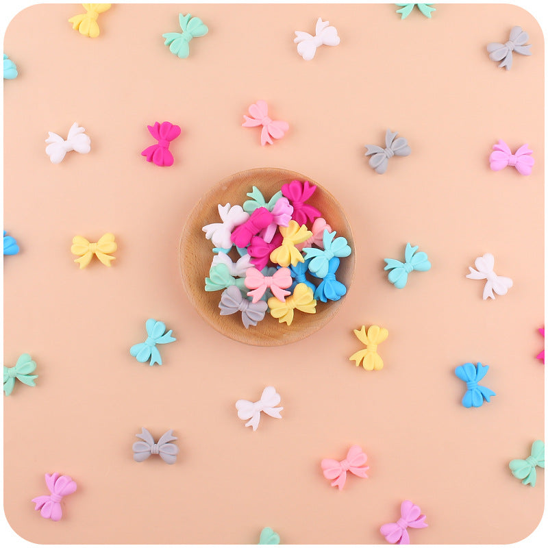 Butterfly knot small tooth glue focal