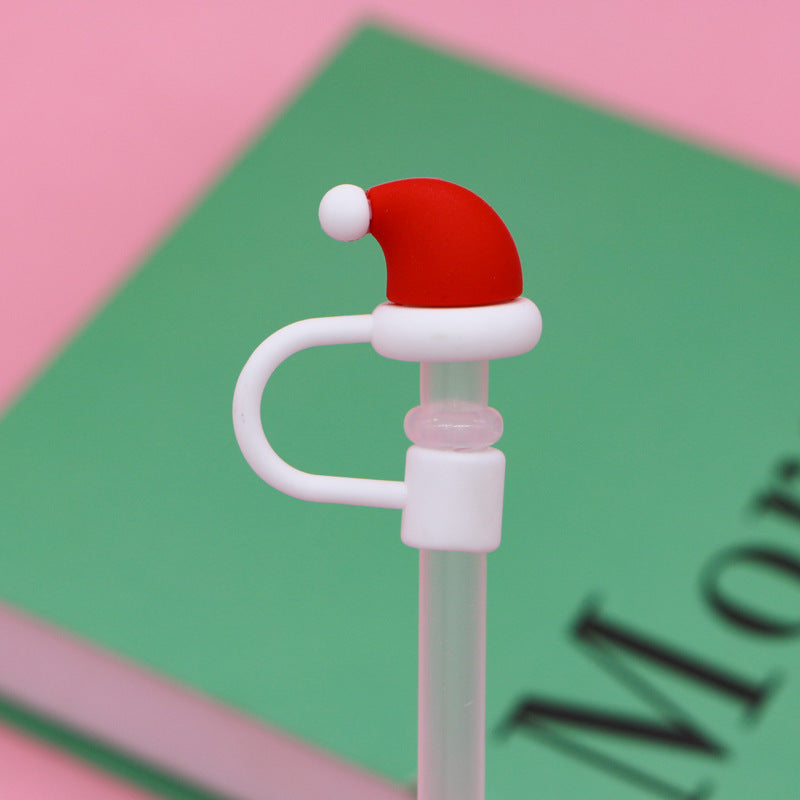 Christmas straw hat