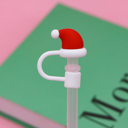 Christmas straw hat