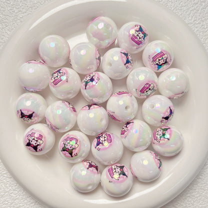 Cartoon print   Hello Kitty  Pacha dog diy acrylic beads